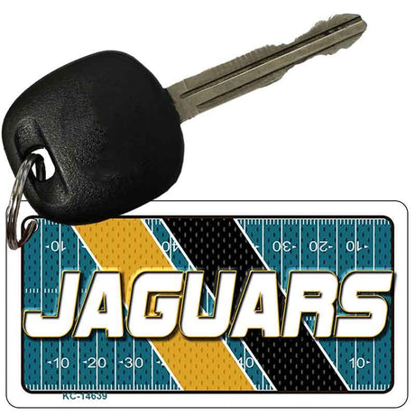 JAGUARS Graphic Novelty Aluminum Key Chain KC-14639 2.25" x 1.125" Key Chain (KC)