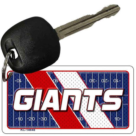 GIANTS Graphic Novelty Aluminum Key Chain KC-14648 2.25" x 1.125" Key Chain (KC)