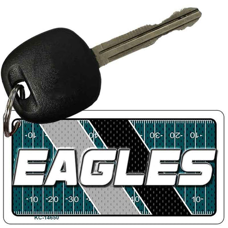 EAGLES Graphic Novelty Aluminum Key Chain KC-14650 2.25" x 1.125" Key Chain (KC)
