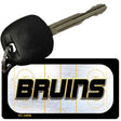 BRUINS Graphic Novelty Aluminum Key Chain KC-14658 2.25" x 1.125" Key Chain (KC)