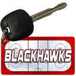 BLACKHAWKS Graphic Novelty Aluminum Key Chain KC-14662 2.25" x 1.125" Key Chain (KC)