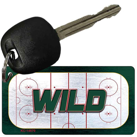 WILD Graphic Novelty Aluminum Key Chain KC-14670 2.25" x 1.125" Key Chain (KC)