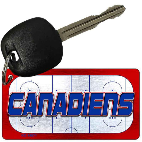 CANADIENS Graphic Novelty Aluminum Key Chain KC-14671 2.25" x 1.125" Key Chain (KC)