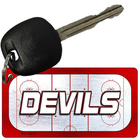 DEVILS Graphic Novelty Aluminum Key Chain KC-14673 2.25" x 1.125" Key Chain (KC)