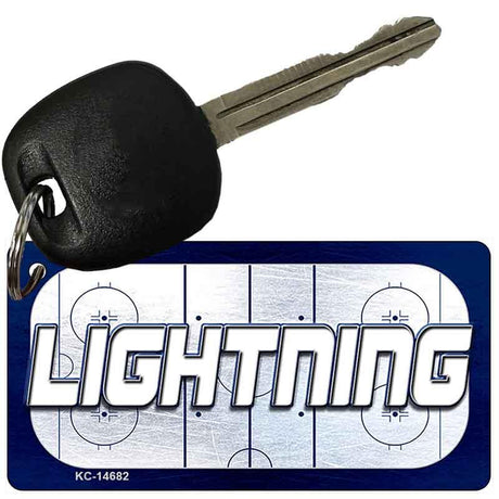 LIGHTNING Graphic Novelty Aluminum Key Chain KC-14682 2.25" x 1.125" Key Chain (KC)