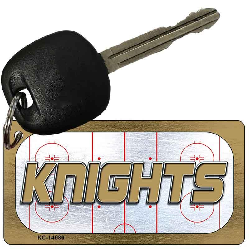 KNIGHTS Graphic Novelty Aluminum Key Chain KC-14686 2.25" x 1.125" Key Chain (KC)