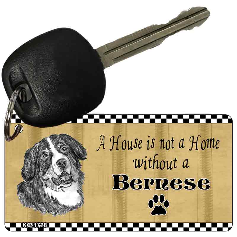Bernese Pencil Sketch Novelty Metal Key Chain KC-1728