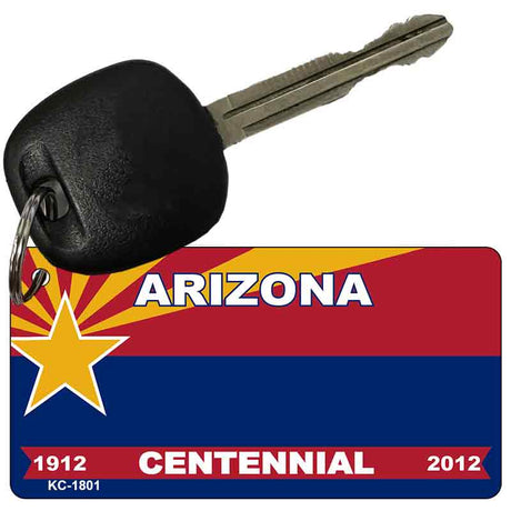 Arizona Centennial State Blank Novelty Metal Key Chain KC-1801