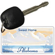 Alabama State Blank Novelty Metal Key Chain KC-2215