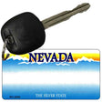 Nevada State Blank Novelty Metal Key Chain KC-2243