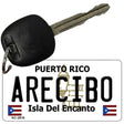 Arecibo Puerto Rico Flag Novelty Aluminum Key Chain KC-2816