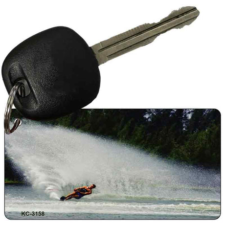 Water Ski Novelty Metal Key Chain KC-3158 2.25" x 1.125" Key Chain (KC)