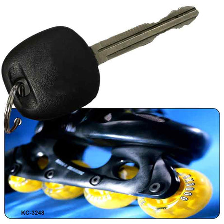 Inline Skate Novelty Aluminum Key Chain KC-3248 2.25" x 1.125" Key Chain (KC)