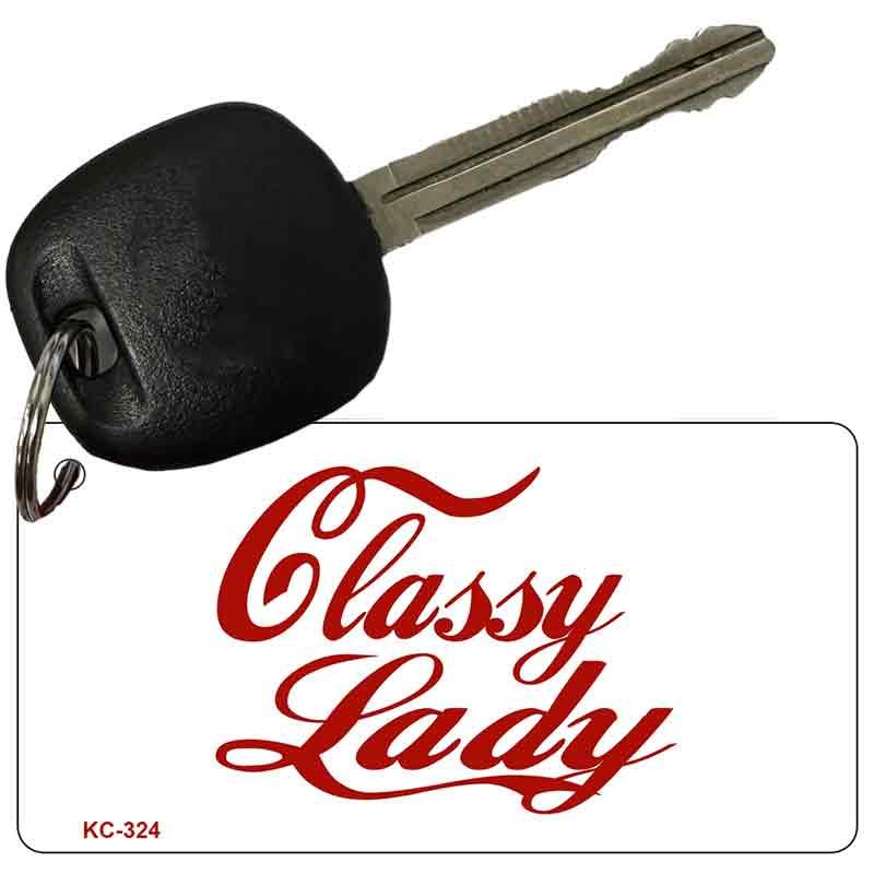 Classy Lady Novelty Aluminum Key Chain KC-324