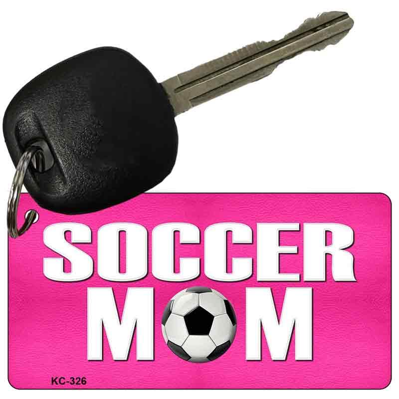 Soccer Mom Novelty Aluminum Key Chain KC-326