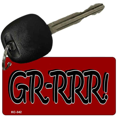 GRRRR Novelty Aluminum Key Chain KC-342