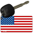 American Flag Novelty Aluminum Key Chain KC-3566