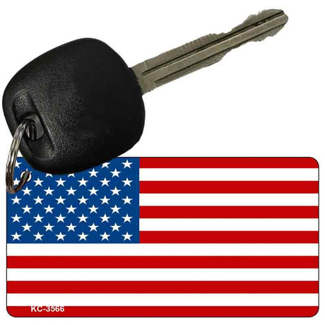 American Flag Novelty Aluminum Key Chain KC-3566