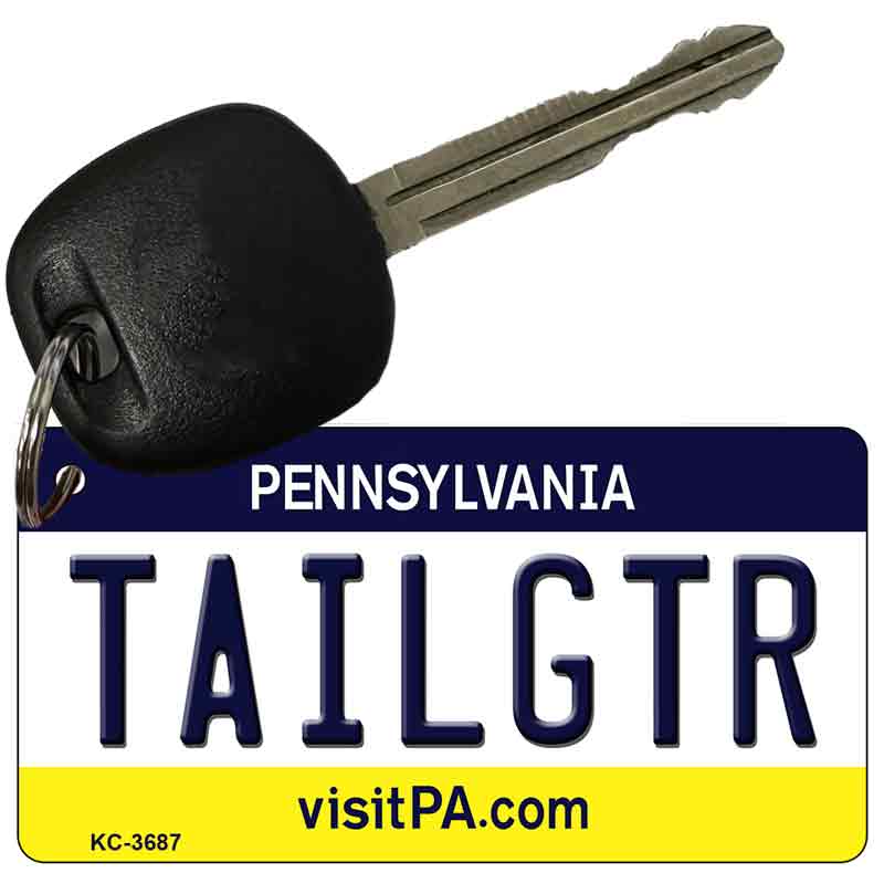 Tailgtr Pennsylvania Novelty Metal Key Chain KC-3687