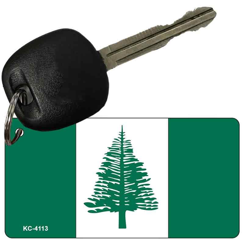 Norfolk Islands Flag Novelty Aluminum Key Chain KC-4113