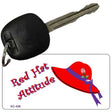 Red Hat Attitude Novelty Aluminum Key Chain KC-438