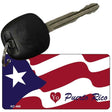 Puerto Rico Flag Novelty Aluminum Key Chain KC-468