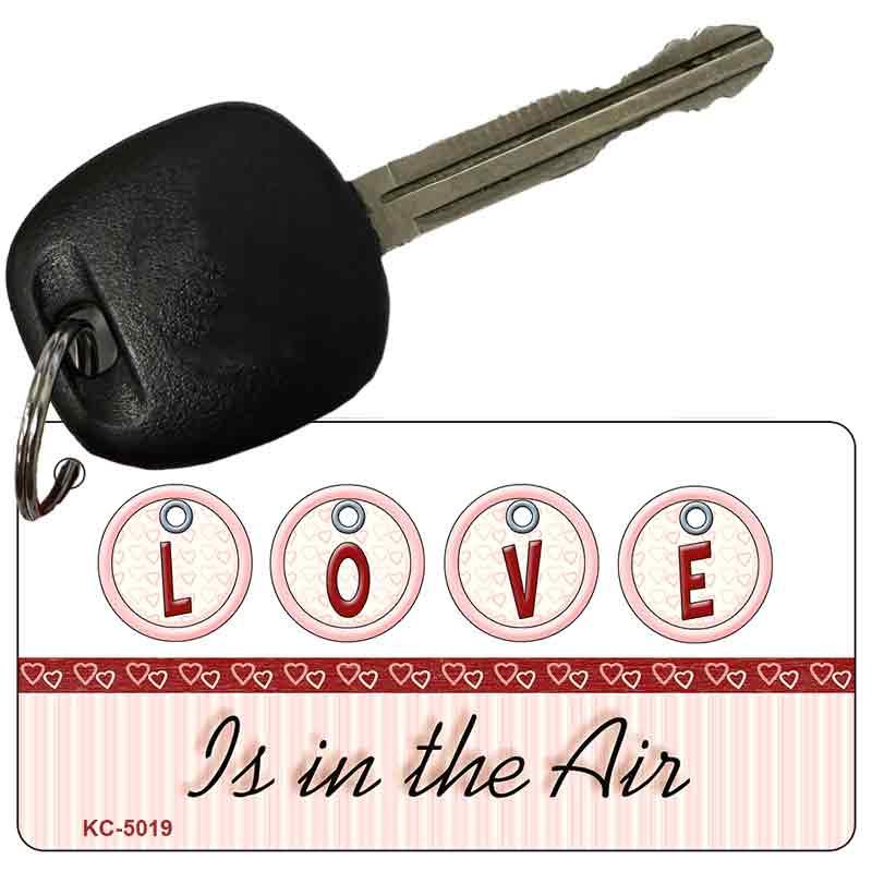 Love Is In The Air Novelty Aluminum Key Chain KC-5019