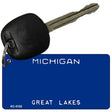 Michigan State Blank Novelty Metal Key Chain KC-5152