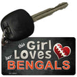 This Girl Loves Her Bengals Novelty Metal Key Chain KC-8061
