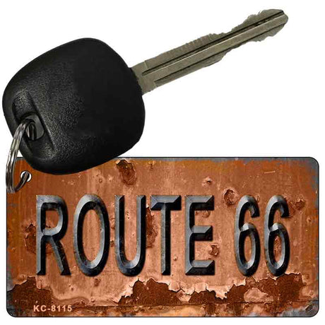 Route 66 Rusty Novelty Metal Key Chain KC-8115