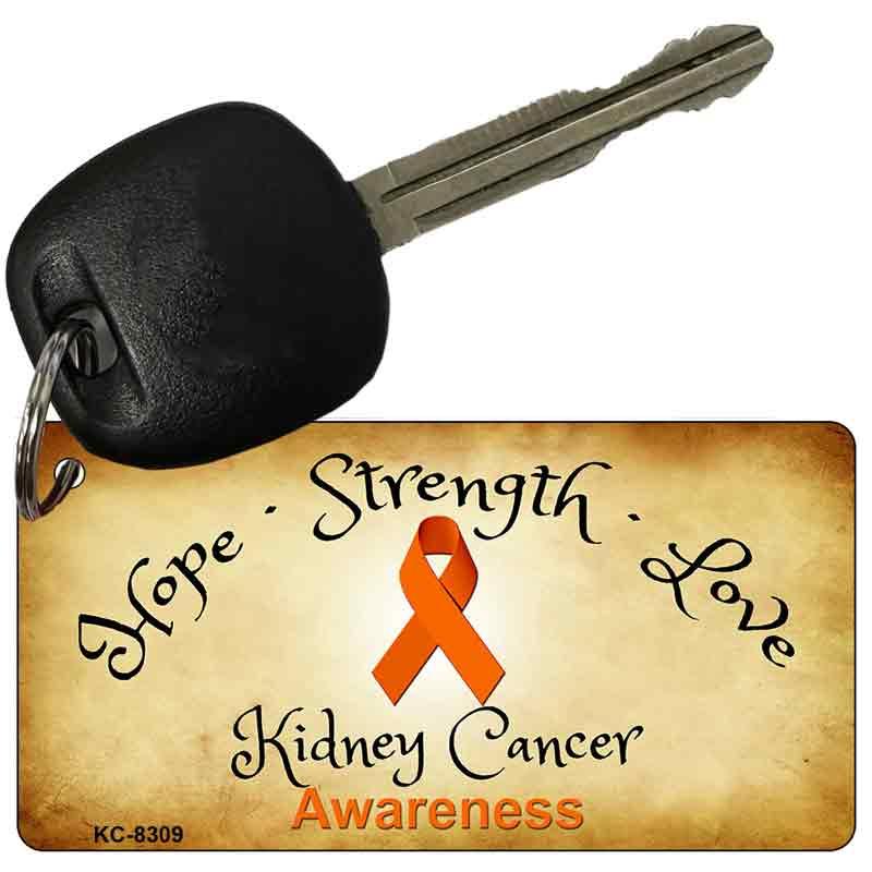 Kidney Cancer Novelty Metal Key Chain KC-8309