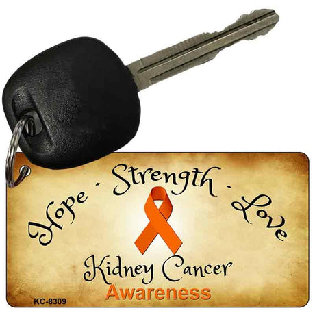 Kidney Cancer Novelty Metal Key Chain KC-8309