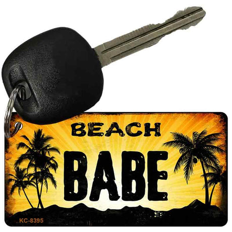 Beach Babe Novelty Metal Key Chain KC-8395