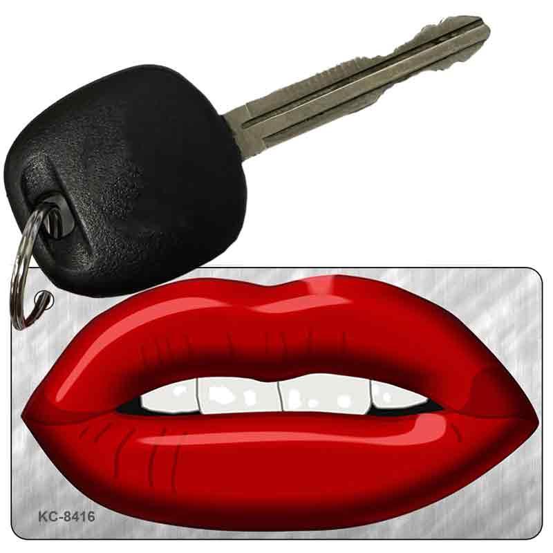 Red Lips Novelty Metal Key Chain KC-8416