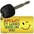 Smile Looks Good Novelty Metal Key Chain KC-8824
