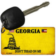 Georgia Dont Tread On Me Novelty Metal Key Chain KC-8842