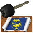 Oregon Flag Scroll Novelty Aluminum Key Chain KC-9043