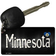 Minnesota Flag Script Novelty Aluminum Key Chain KC-9461