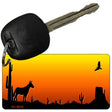 Donkey Blank Scenic Novelty Aluminum Key Chain KC-9519