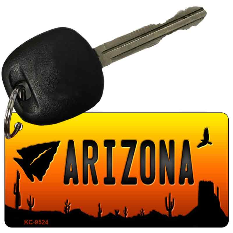 Arrowhead Arizona Scenic Novelty Aluminum Key Chain KC-9524