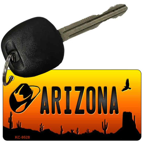 Cowboy Hat Arizona Scenic Novelty Aluminum Key Chain KC-9528