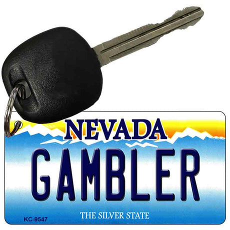 Gambler Nevada Novelty Aluminum Key Chain KC-9547