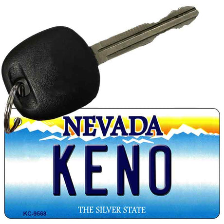 Keno Nevada Novelty Aluminum Key Chain KC-9568