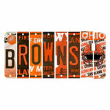 Browns Cut License Plate Strip Wood Sign WS-105 8 Strip Kit