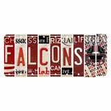 Falcons Cut License Plate Strip Wood Sign WS-122 9 Strip Kit