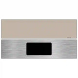 Tan Solid Blank Novelty Metal Street Sign 6" x 1.5" (KM)