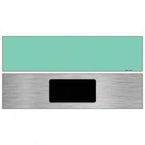 Mint Solid Blank Novelty Metal Street Sign 6" x 1.5" (KM)