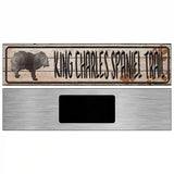 King Charles Spaniel Trail Novelty Metal Street Sign 6" x 1.5" (KM)