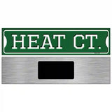 Heat Ct Novelty Metal Street Sign 6" x 1.5" (KM)