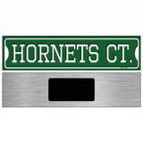Hornets Ct Novelty Metal Street Sign 6" x 1.5" (KM)